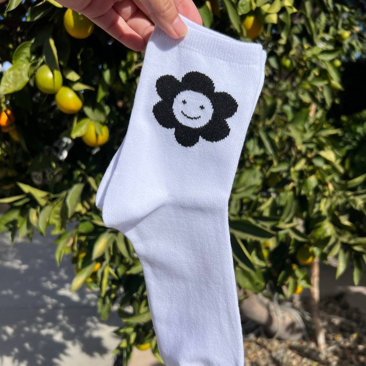Happy Socks Calze DANCING FLOWER – Cotone Morbido – Fantasia Floreale
