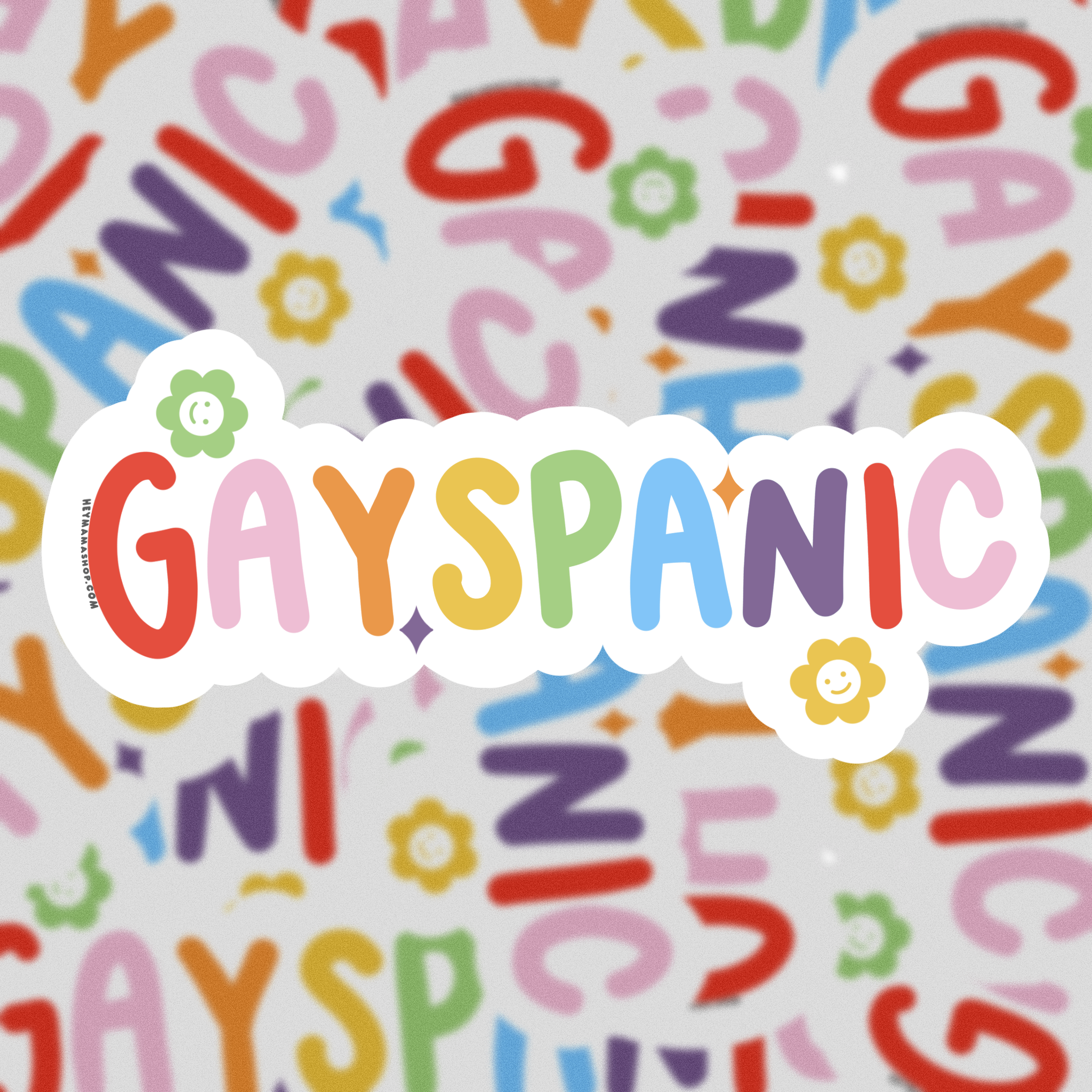 Gayspanic Sticker