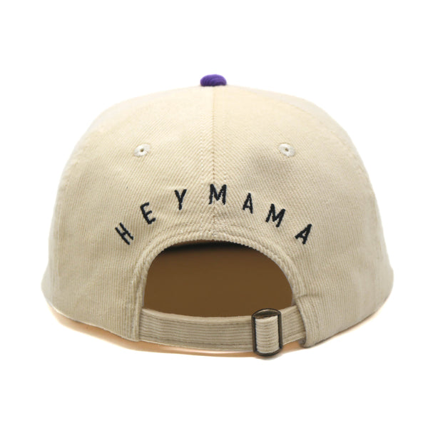 Heymama Dad Hat purple and beige