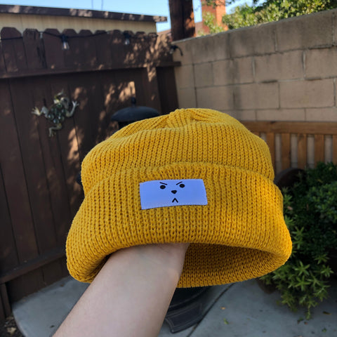 Mustard Tough Fisherman Beanie!