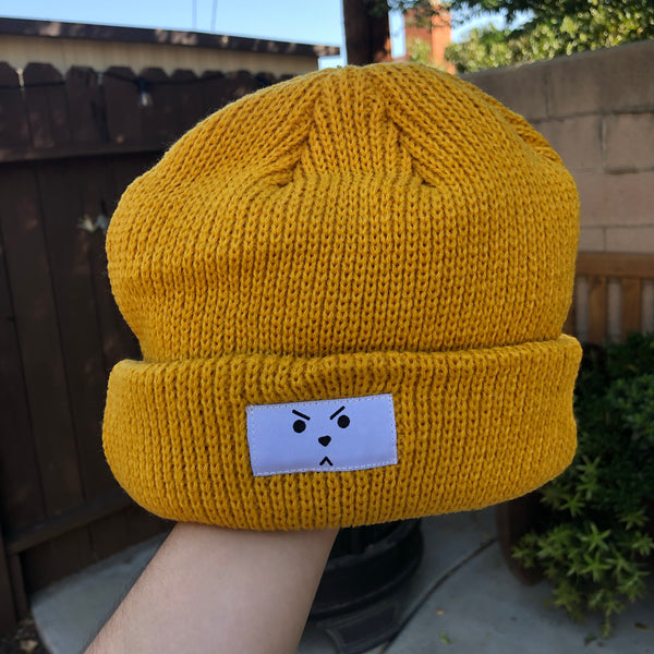 Mustard Tough Fisherman Beanie!