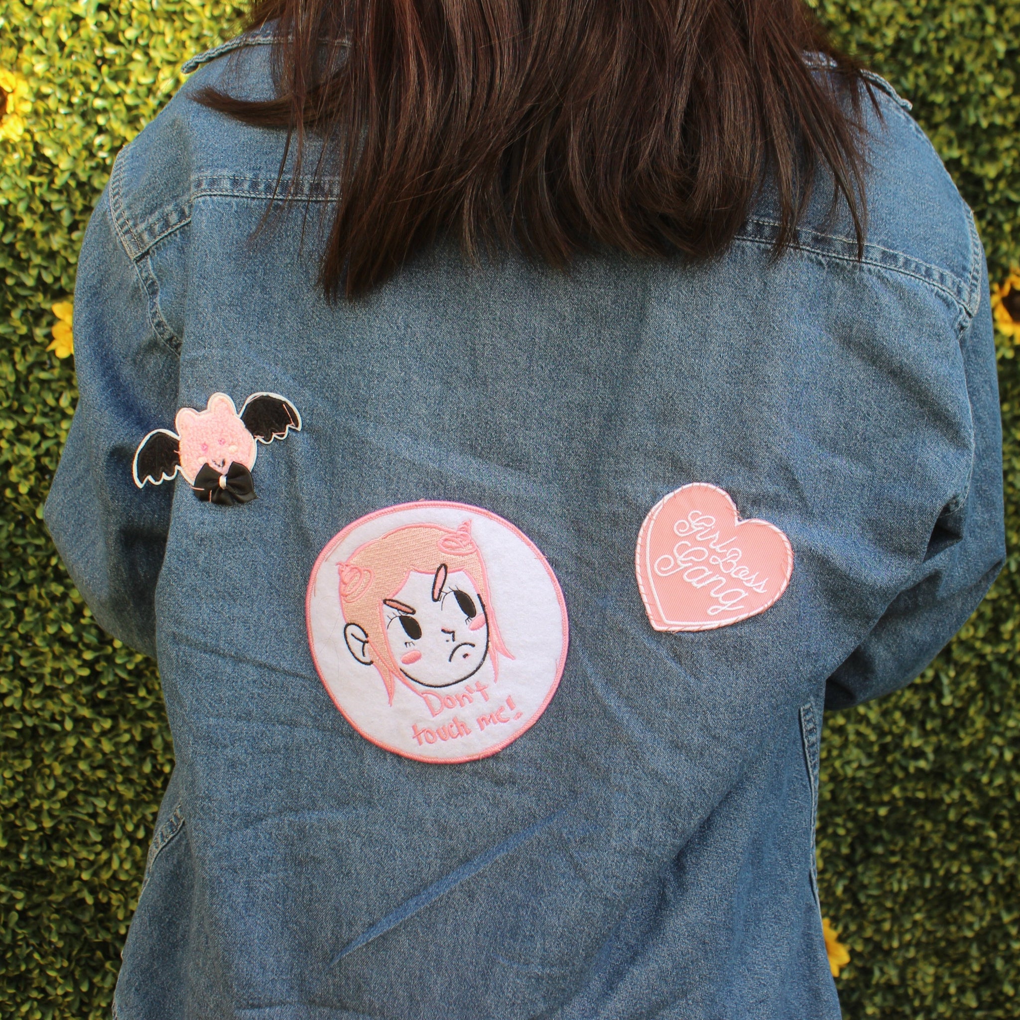 Don’t Touch Me Iron on patch