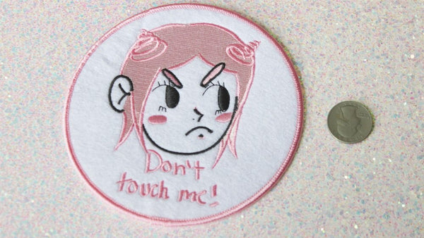 Don’t Touch Me Iron on patch