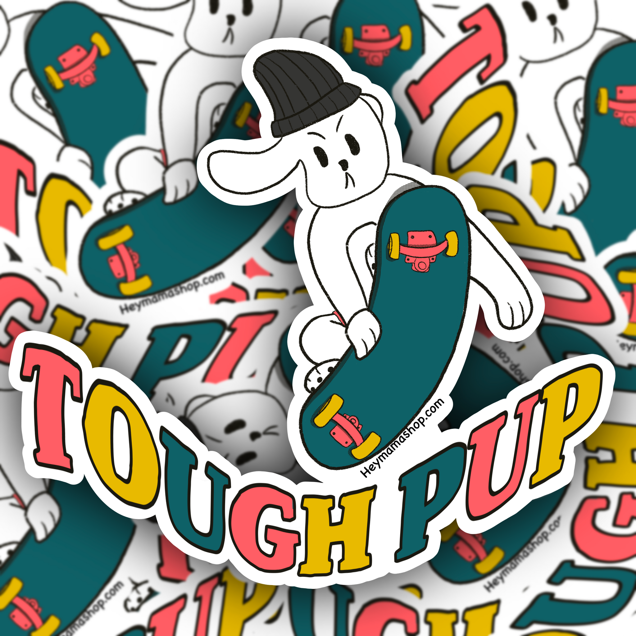 Tough Pup Indy Grab Sticker