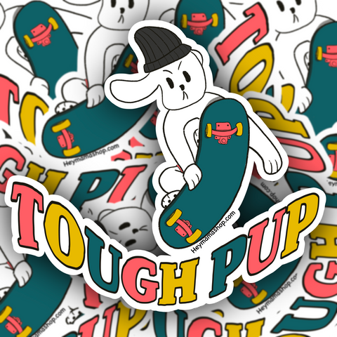 Tough Pup Indy Grab Sticker