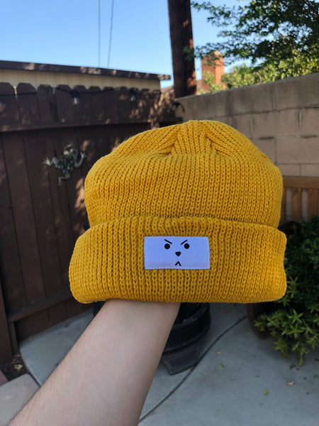 Mustard Tough Fisherman Beanie!
